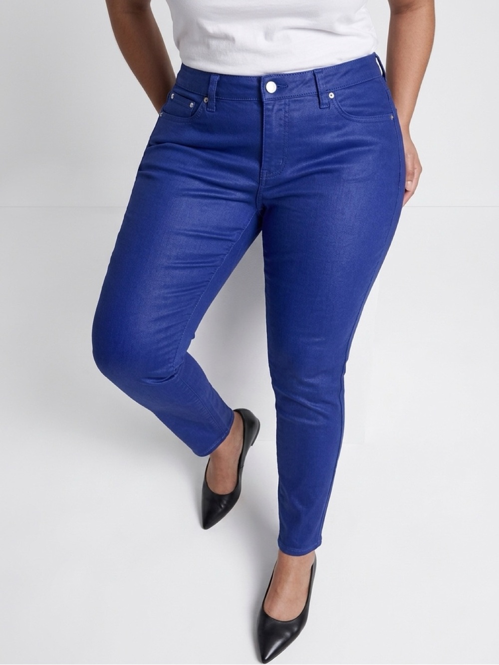 Ralph Lauren Women's Skinny Jeans in Cobalt Blue